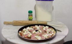 préparation pizza